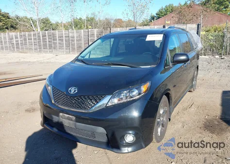 2016 Toyota Sienna Se 8 Passenger from USA, damaged, VIN 5TDXK3DC8GS705683